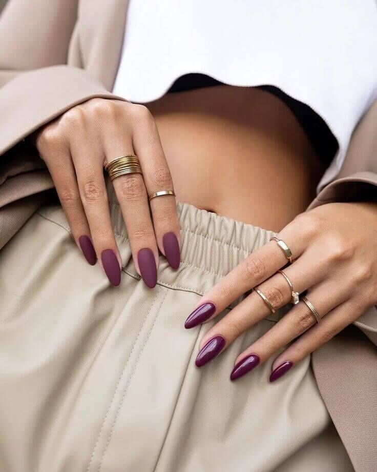 Takılarınızla Uyum Sağlayacak Sonbahar Nail Art Modelleri